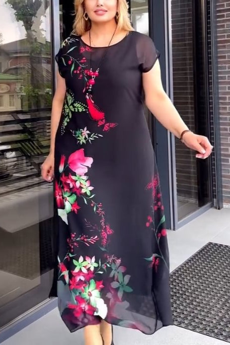 Igapäevane lilleline kleit