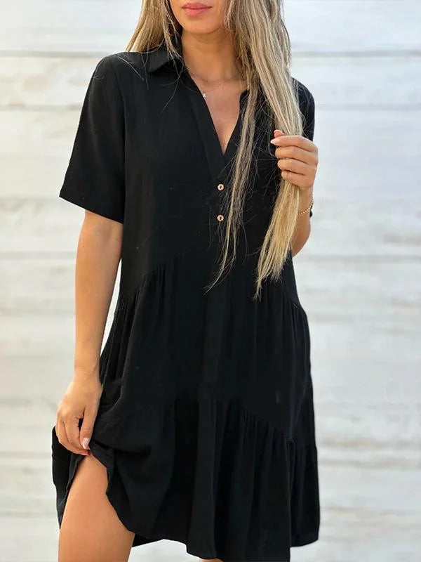 Juhuslik, lihtne, igapäevane kleit