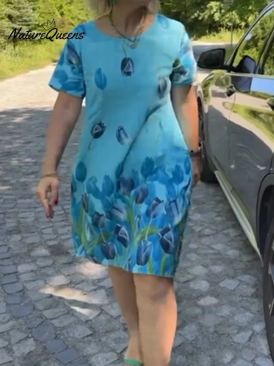 Naiste kleit lilleprindiga