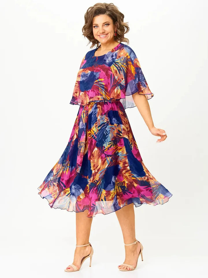 Värvikas suvine naiste kleit