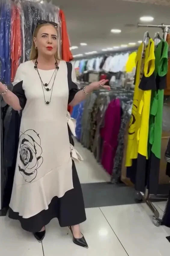 Tiina - Uus vabaaja kleit paelaga