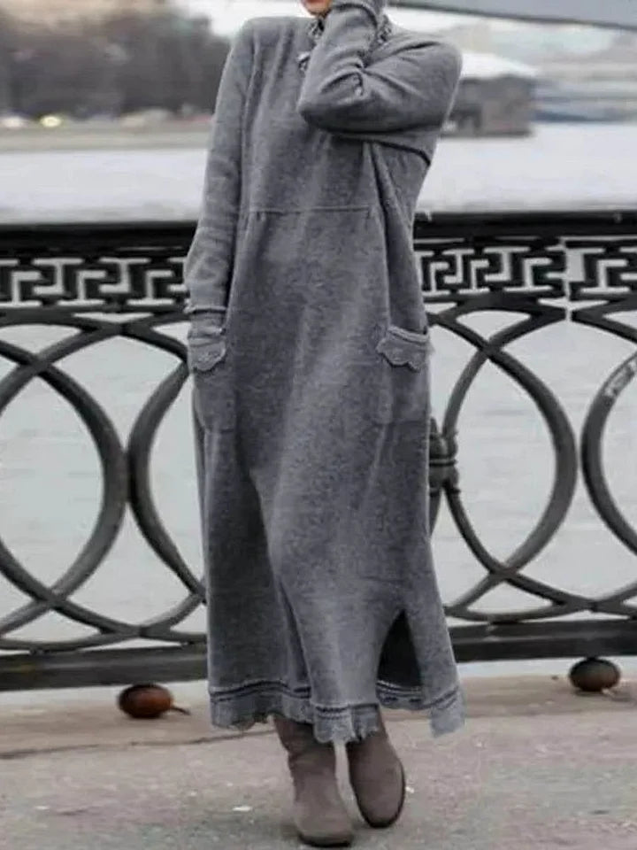 Elegantne, pikk ja soe kleit