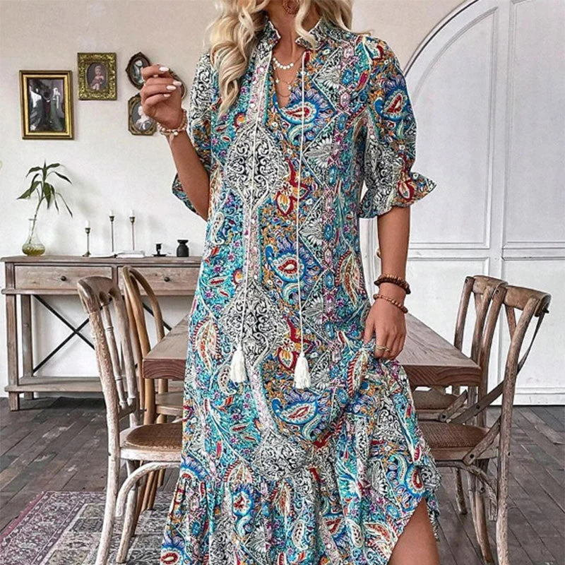 Ilusa mustriga kleit