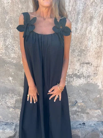 Pikk kleit lillega