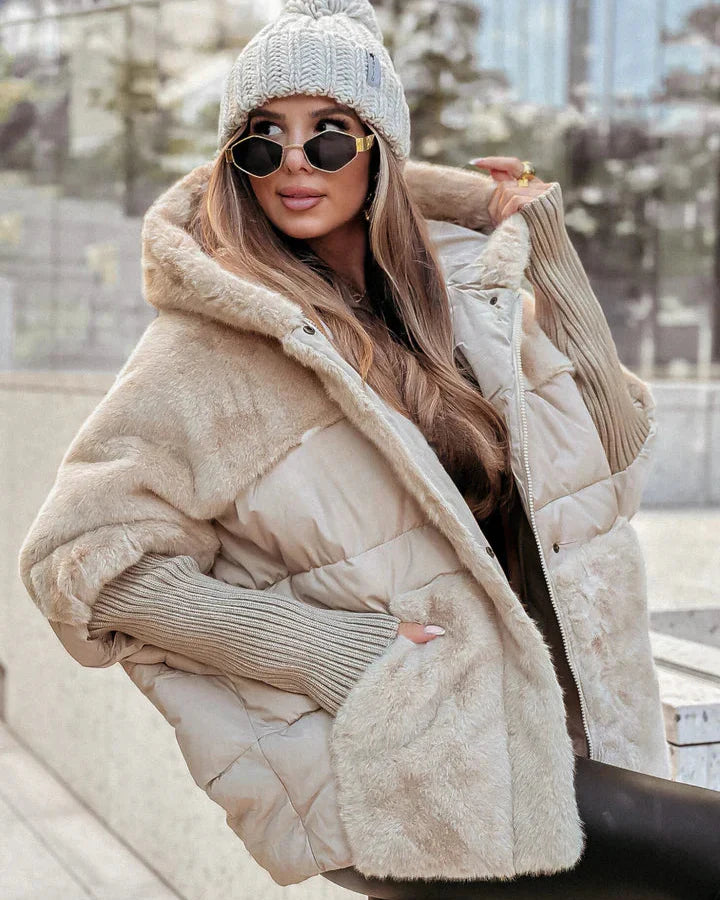 Naiste karusnahkne mantel