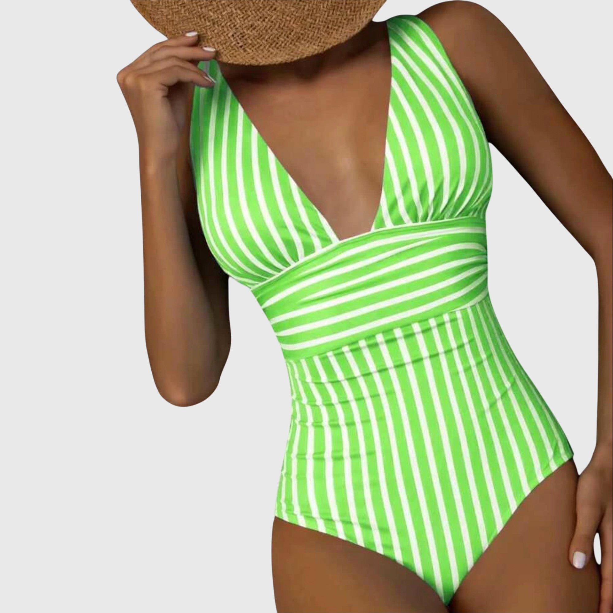 Naiste elegantne üheosaline ujumiskostüüm