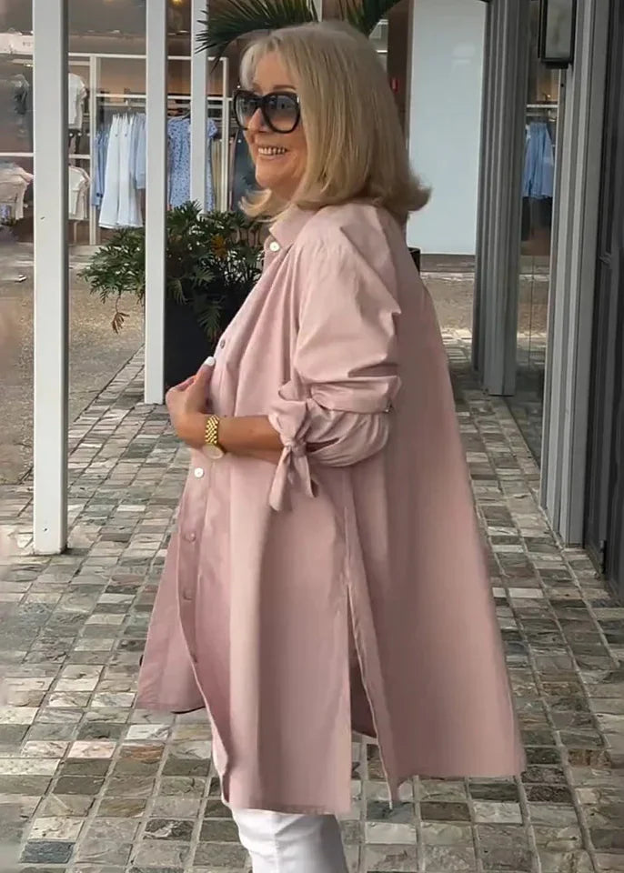 Ilgi pikaatsed särgid kaelusega