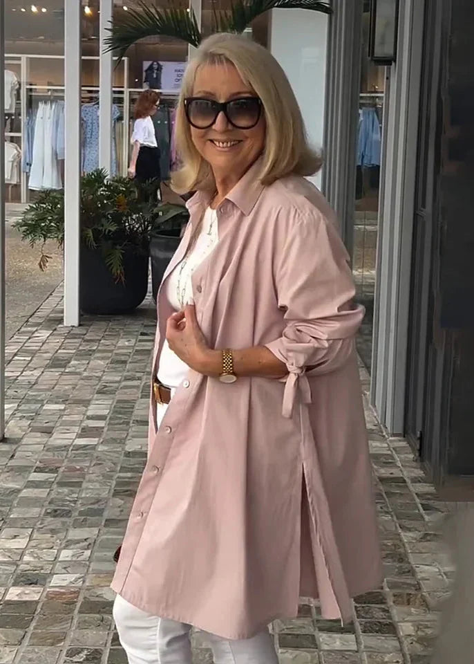 Ilgi pikaatsed särgid kaelusega
