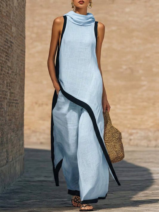 Eriline, elegantne kaheosaline komplekt