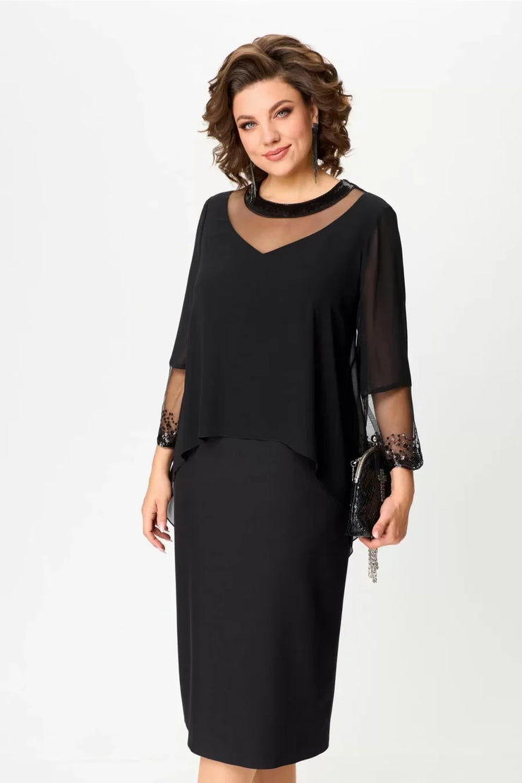 Must, uhke ja elegantne kleit