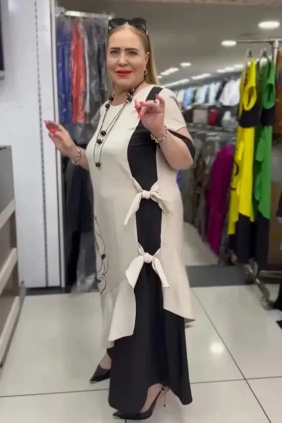 Tiina - Uus vabaaja kleit paelaga