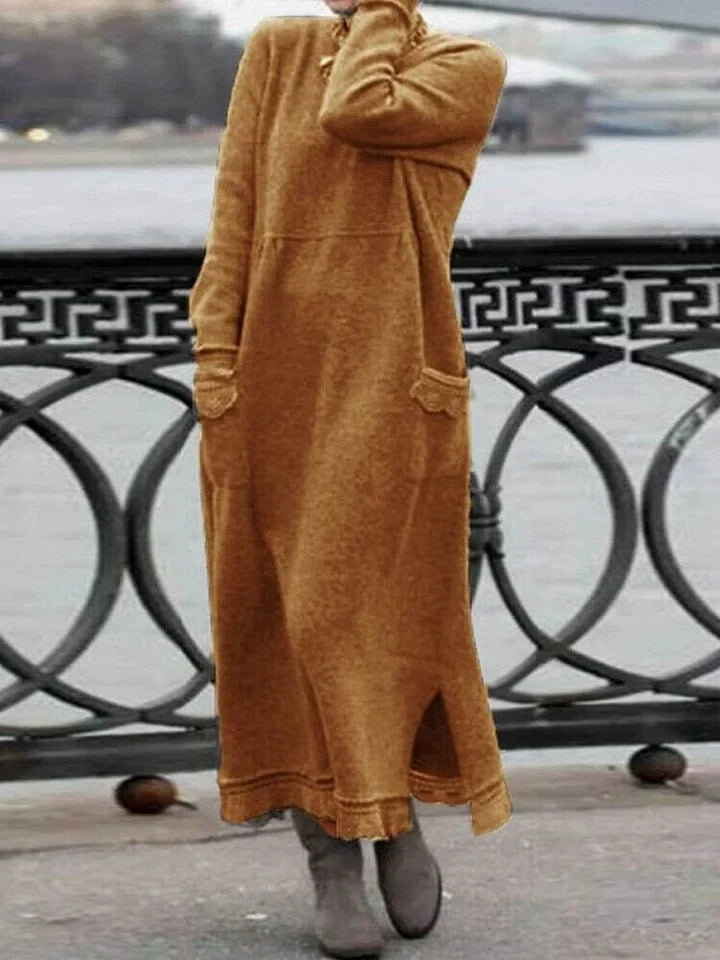 Elegantne, pikk ja soe kleit
